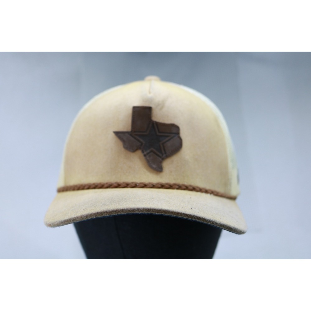 Hooey Hat Men OS Tan Dallas Cowboys Texas Star Trucker Snapback Cap Mesh Rope